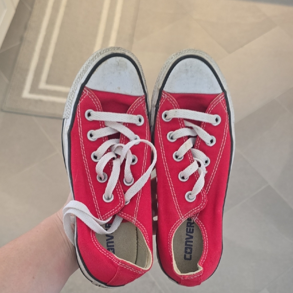 Converse Bright Red Sneakers